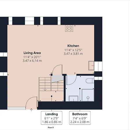 Mill Pool Barn Torver, בית נופש